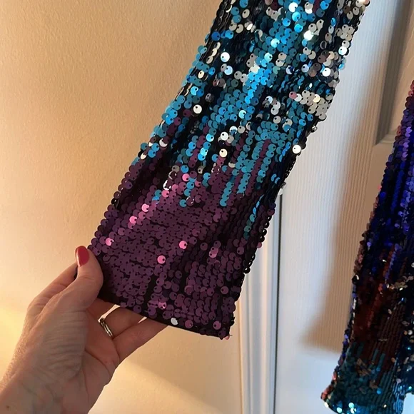 NWT Fashion Nova Fun Loving Sequin Dress - Picture 5 of 12